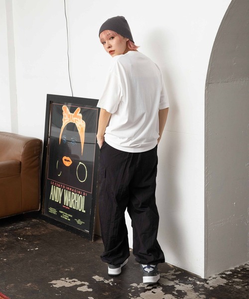 PBLIM（ページボーイリム）の「PAGEBOYLIM/ラッキーモーメントT（Tシャツ/カットソー・レディース・ネイビー/ブルー/オフホワイト・MEDIUM/LARGE）」の9枚目の写真