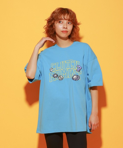 PBLIM（ページボーイリム）の「PAGEBOYLIM/ラッキーモーメントT（Tシャツ/カットソー・レディース・ネイビー/ブルー/オフホワイト・MEDIUM/LARGE）」の14枚目の写真