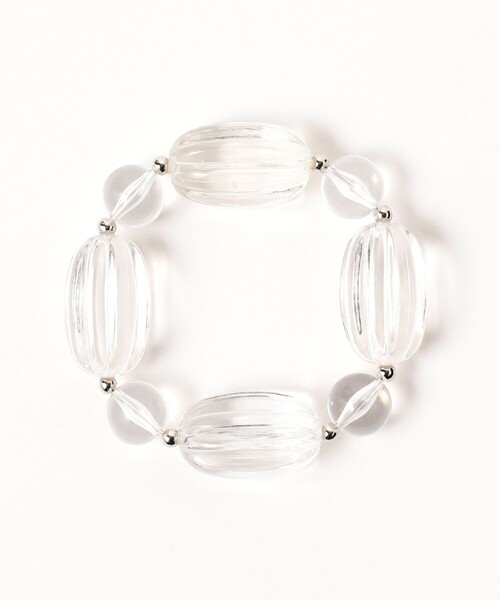 Ray BEAMS（レイビームス）の「Ray BEAMS / オーバル クリア ボール ブレスレット（ブレスレット・レディース・その他・ONE SIZE）」の2枚目の写真