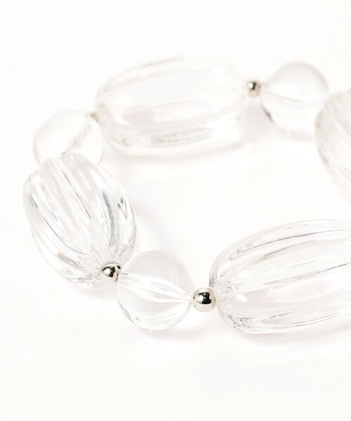 Ray BEAMS（レイビームス）の「Ray BEAMS / オーバル クリア ボール ブレスレット（ブレスレット・レディース・その他・ONE SIZE）」の3枚目の写真