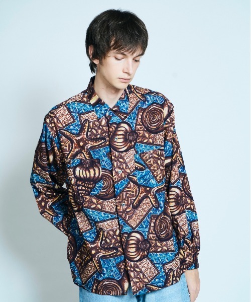 TOWNCRAFT(タウンクラフト)の「TOWN CRAFT/タウンクラフト PRINTED LOOP COLLAR SHIRTS プリントループカラーシャツ(シャツ/ブラウス・メンズ・その他1/その他2/その他3・LARGE/MEDIUM)」の1枚目の写真