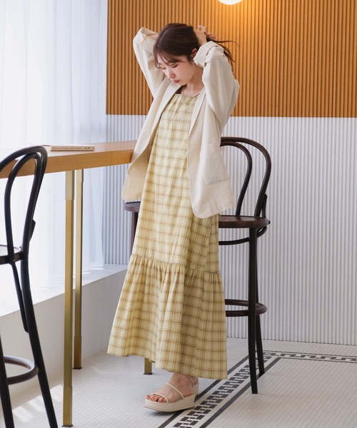 Kastane（カスタネ）の「コットンテーラードジャケット（テーラードジャケット・レディース・ブルー/アイボリー/ピンク・FREE）」の14枚目の写真