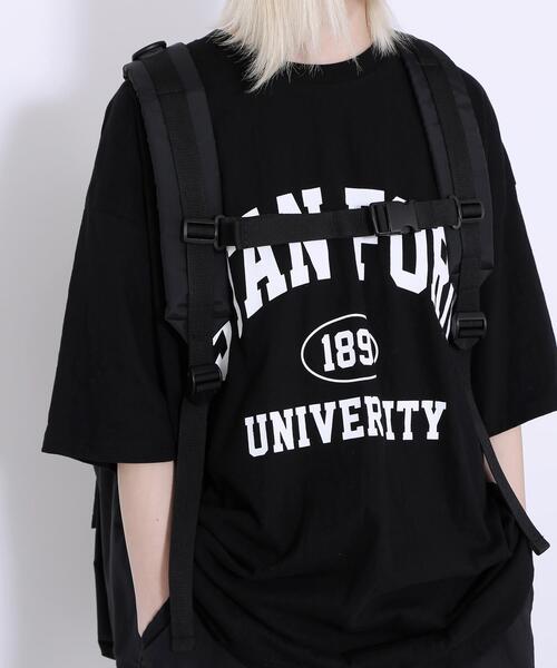 Figments（フィグメンツ）の「ダブルポケットバックパック（バックパック/リュック・レディース・ブラック・FREE）」の12枚目の写真