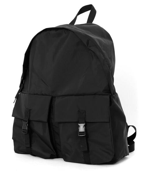 Figments（フィグメンツ）の「ダブルポケットバックパック（バックパック/リュック・レディース・ブラック・FREE）」の13枚目の写真