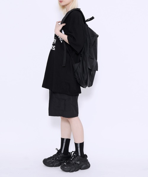 Figments（フィグメンツ）の「ダブルポケットバックパック（バックパック/リュック・レディース・ブラック・FREE）」の7枚目の写真