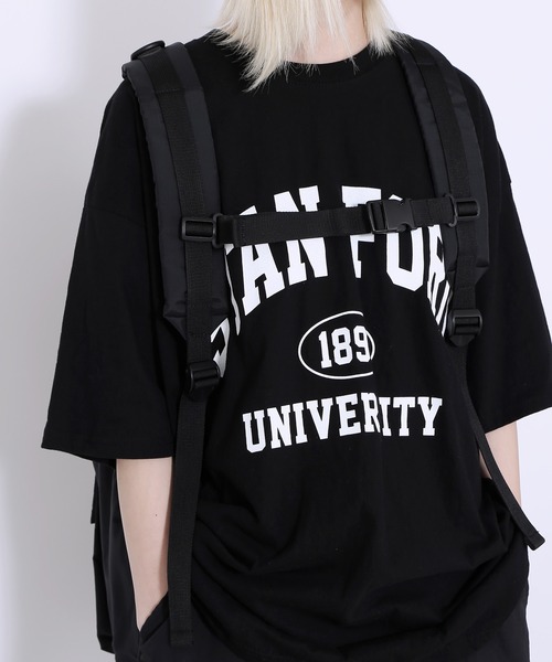 Figments（フィグメンツ）の「ダブルポケットバックパック（バックパック/リュック・レディース・ブラック・FREE）」の9枚目の写真