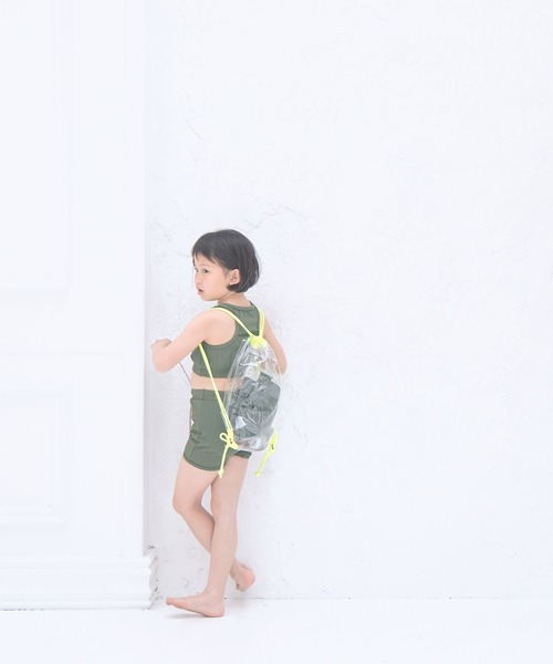 LOWRYS FARM（ローリーズファーム）の「クリアナップサック　904039（バックパック/リュック・キッズ・イエロー/ブラック・FREE）」の6枚目の写真