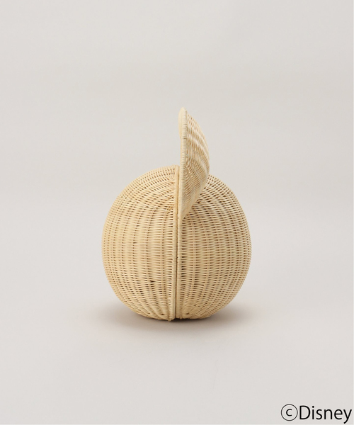 Spick & Span（スピックアンドスパン）の「【KIS DESIGN/キッツ デザイン】 MICKY MOUSE Wicker bag M（かごバッグ・レディース・ベージュ・FREE）」の2枚目の写真