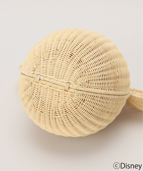 Spick & Span（スピックアンドスパン）の「【KIS DESIGN/キッツ デザイン】 MICKY MOUSE Wicker bag M（かごバッグ・レディース・ベージュ・FREE）」の4枚目の写真