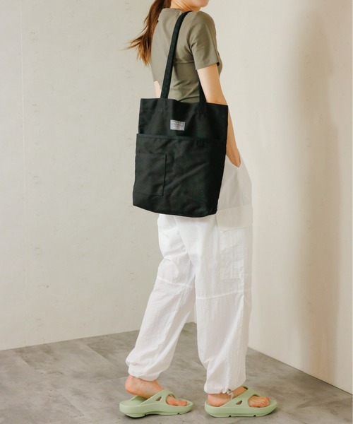 Per sist ence（パーシエンス）の「Per sist ence/パーシエンス　ワッシャータフタパラシュートパンツ（その他パンツ・レディース・カーキ/ピンク/オフホワイト/ブラック・FREE）」の19枚目の写真