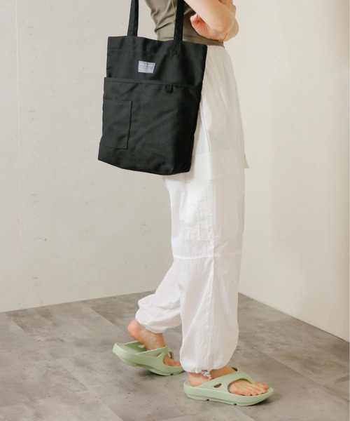 Per sist ence（パーシエンス）の「Per sist ence/パーシエンス　ワッシャータフタパラシュートパンツ（その他パンツ・レディース・カーキ/ピンク/オフホワイト/ブラック・FREE）」の20枚目の写真