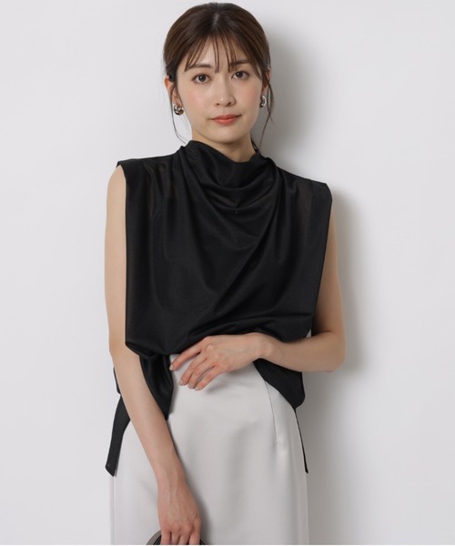 Apuweiser-riche◆カットソー/2/レーヨン/WHT/23259430 アプワイザーリッシェ 2wayパールネックカットソー tシャツ