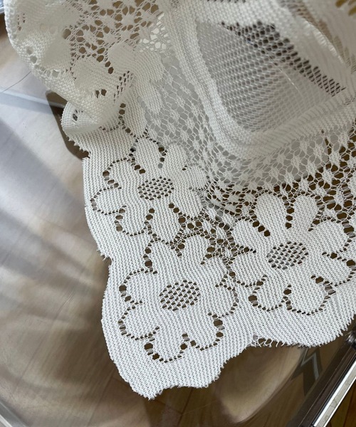 aimoha（アイモハ）の「aimoha　home レース編みテーブルクロス（ランチョンマット/テーブルウェア・レディース・ホワイト・LARGE/SMALL/MEDIUM）」の9枚目の写真