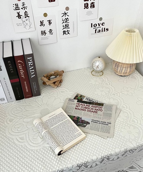 aimoha（アイモハ）の「aimoha　home レース編みテーブルクロス（ランチョンマット/テーブルウェア・レディース・ホワイト・LARGE/SMALL/MEDIUM）」の15枚目の写真