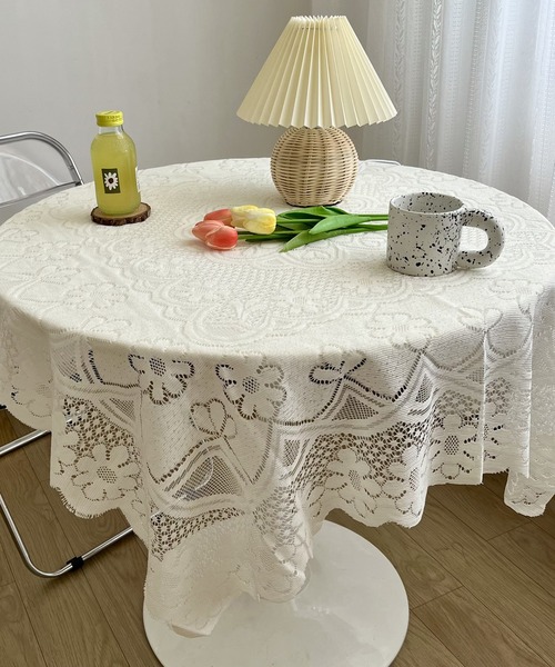 2025，100%新品】 素敵なデザインのレース編み×テーブルクロス