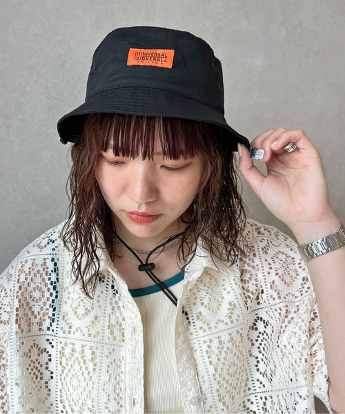 UNIVERSAL OVERALL（ユニバーサルオーバーオール）の「ストラップバケハ（ハット・メンズ・アイボリー/ブラック系その他/ブラック/ベージュ・FREE）」の19枚目の写真