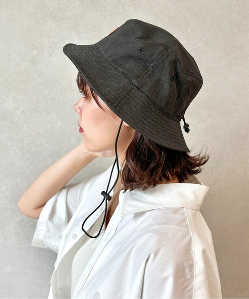 UNIVERSAL OVERALL（ユニバーサルオーバーオール）の「ストラップバケハ（ハット・メンズ・アイボリー/ブラック系その他/ブラック/ベージュ・FREE）」の13枚目の写真