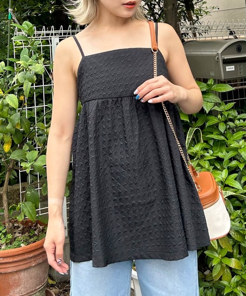 INGNI（イング）の「ぽこぽこキャミチュニック（その他トップス・レディース・アイボリー/ブラック・M）」の19枚目の写真