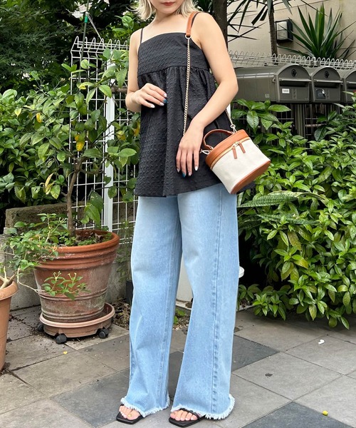 INGNI（イング）の「ぽこぽこキャミチュニック（その他トップス・レディース・アイボリー/ブラック・M）」の20枚目の写真