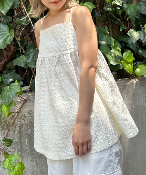 INGNI（イング）の「ぽこぽこキャミチュニック（その他トップス・レディース・アイボリー/ブラック・M）」の21枚目の写真