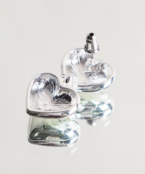 Firsthand（ファーストハンド）の「Firsthand/ファーストハンド ダブルハートピアス（ピアス（両耳用）・レディース・ゴールド/シルバー・ONE SIZE）」の7枚目の写真