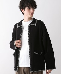 ハンドステッチ/シャツカーディガン