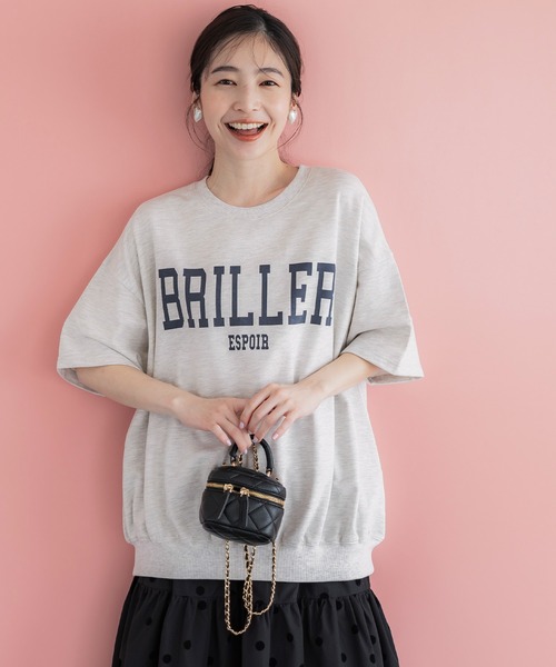 coca(coca)(コカ)の「【WEB限定セール】オーバーサイズプリントスウェット(スウェット・レディース・チャコールグレー/ライトグレー/オートミール/アイボリー・M/L)」の13枚目の写真