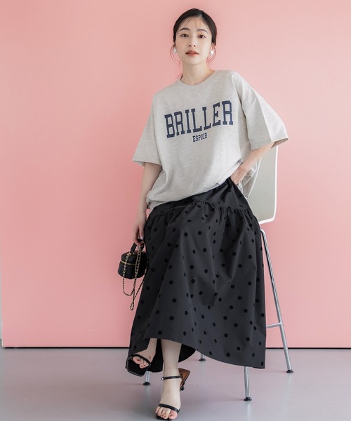 coca(coca)(コカ)の「【WEB限定セール】オーバーサイズプリントスウェット(スウェット・レディース・チャコールグレー/ライトグレー/オートミール/アイボリー・M/L)」の16枚目の写真