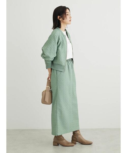 KBF(ケイビーエフ)の「KBF キルティングブルゾン(ブルゾン・レディース・カーキ/オフホワイト・FREE)」の15枚目の写真