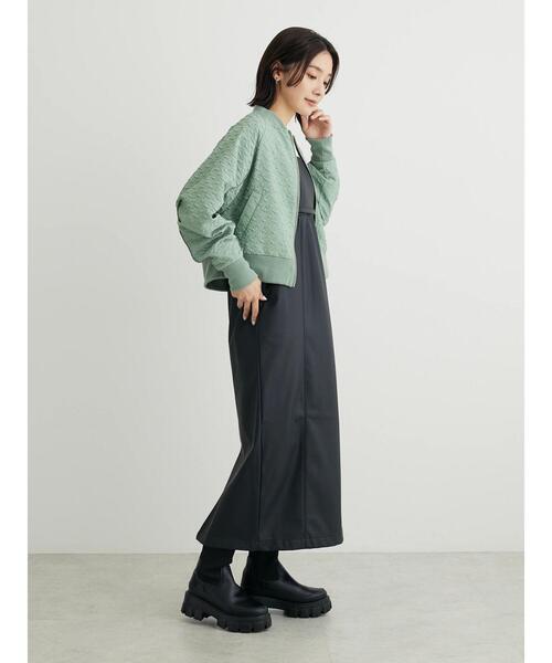 KBF(ケイビーエフ)の「KBF キルティングブルゾン(ブルゾン・レディース・カーキ/オフホワイト・FREE)」の17枚目の写真