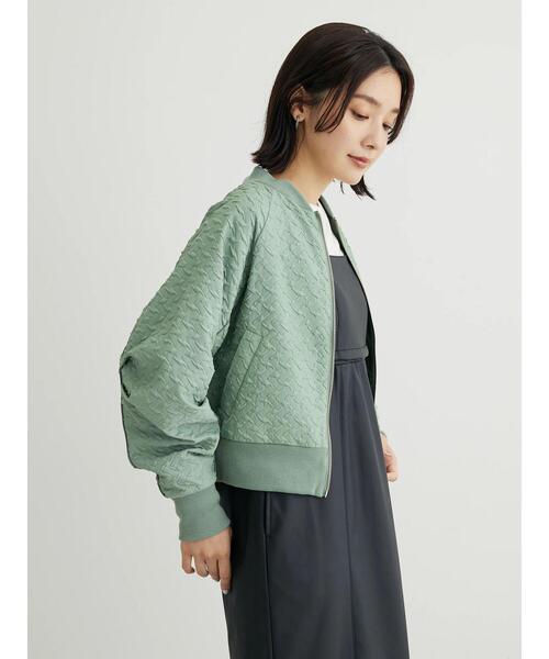 KBF(ケイビーエフ)の「KBF キルティングブルゾン(ブルゾン・レディース・カーキ/オフホワイト・FREE)」の19枚目の写真