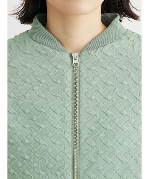 KBF(ケイビーエフ)の「KBF キルティングブルゾン(ブルゾン・レディース・カーキ/オフホワイト・FREE)」の22枚目の写真