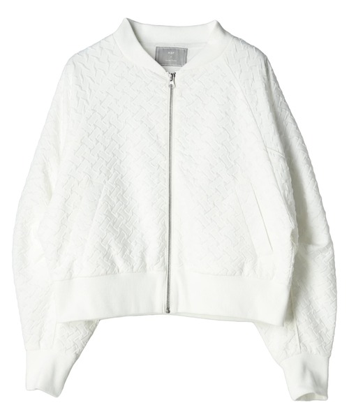 KBF(ケイビーエフ)の「KBF キルティングブルゾン(ブルゾン・レディース・カーキ/オフホワイト・FREE)」の6枚目の写真