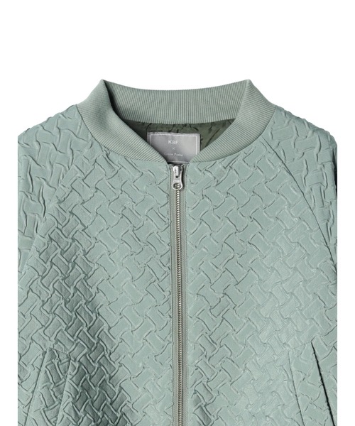 KBF(ケイビーエフ)の「KBF キルティングブルゾン(ブルゾン・レディース・カーキ/オフホワイト・FREE)」の8枚目の写真