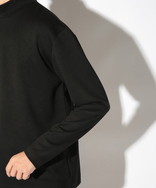 UNION STATION（ユニオンステーション）の「モックネックポンチロンT（Tシャツ/カットソー・メンズ・ブラック/ホワイト・LL/L/M）」の13枚目の写真