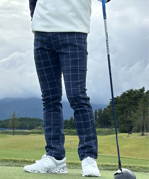 カツラギ ストレッチ チェック スリム ゴルフウェアパンツ(その他パンツ)|COMON GOLF(コモンゴルフ)