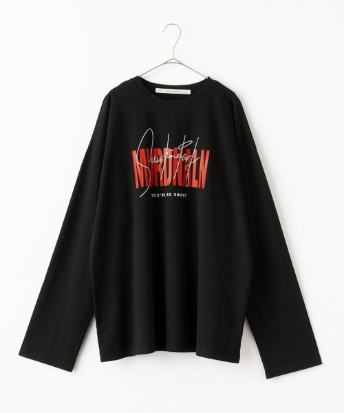 Anchor Smith（アンカー スミス）の「ビッグシルエット デザインプリント 長袖Tシャツ（Tシャツ/カットソー・メンズ・ブラック系3/ホワイト系3/グレー系4/ブラック系2/ブラック系4/ブラック系1/ホワイト系2/ホワイト系4/ホワイト系1/グレー系1/グレー系2/ホワイト/スミクロ/パープル/ブラック/ブルーグリーン・XL/M/L）」の22枚目の写真