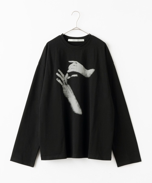 Anchor Smith（アンカー スミス）の「ビッグシルエット デザインプリント 長袖Tシャツ（Tシャツ/カットソー・メンズ・ブラック系3/ホワイト系3/グレー系4/ブラック系2/ブラック系4/ブラック系1/ホワイト系2/ホワイト系4/ホワイト系1/グレー系1/グレー系2/ホワイト/スミクロ/パープル/ブラック/ブルーグリーン・XL/M/L）」の20枚目の写真