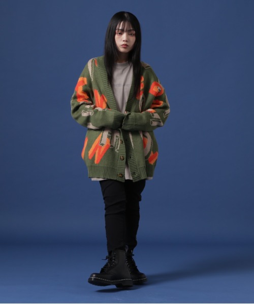 WHITELAND カーディガン LHP｜WEB&DEPOT限定/WHITELAND/ホワイトランド/LINE CARDIGAN