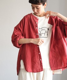 Tシャツに羽織りたい、コットンリネンのシャツ
