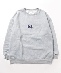 【OKUOKU 0909】ビッグシルエット / ワンポイント / プルオーバー oku-tops-653054503606-22 U1
