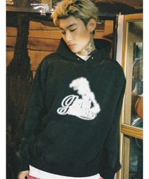 Cavish | A'GEM/9 × .kom『CAVISH/カビシ』DYED ROCHA HOODIE/染めデザイン プルオーバーパーカー(パーカー)