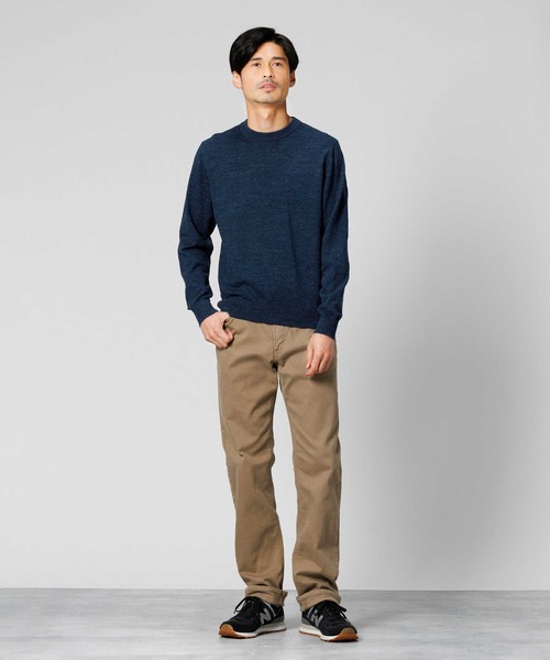 BACK NUMBER(バックナンバー)の「BACK NUMBER(バックナンバー)インディゴライクハイゲージクルーニット(ニット/セーター・メンズ・ダークインディゴブルー・M/XL/L)」の7枚目の写真
