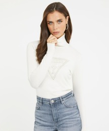 Guess | Eco Gisele Beaded Signature Triangle Sweater(ニット/セーター)