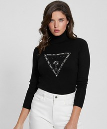 Guess | Eco Gisele Beaded Signature Triangle Sweater(ニット/セーター)