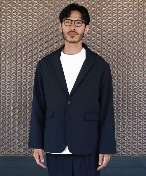 セール】【セットアップ】リラックスシルエット テーラードジャケット