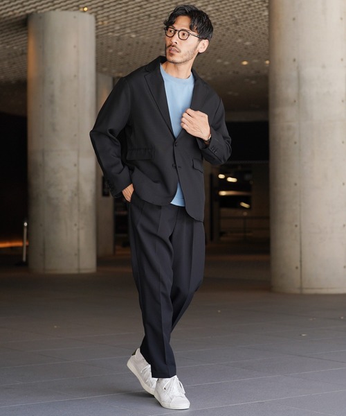 セール】【セットアップ】リラックスシルエット テーラードジャケット