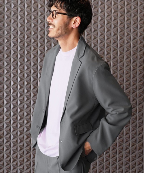 セール】【セットアップ】リラックスシルエット テーラードジャケット