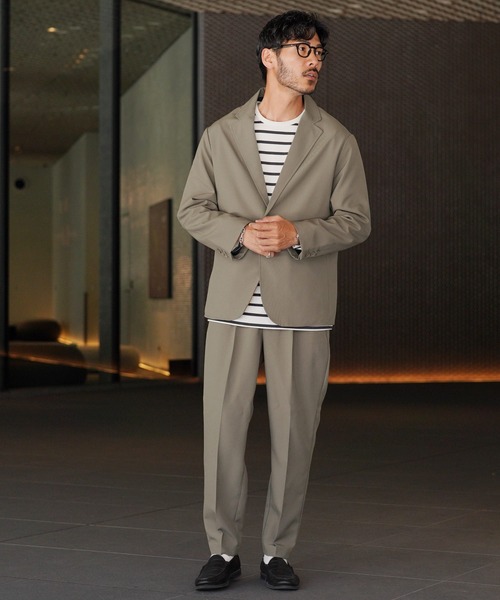 テーラーメイド　極美品2回のみ　セットアップ　ジャケット　パンツ　セット　メンズ 楽天市場】セットアップスーツ 上下 セット スーツ仕立て スリム