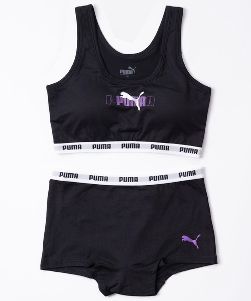 月末までお値下げ‼️【プーマ】スポーツブラ ハーフトップ 吸水速乾 PUMA プーマ スポーツブラ レディース 下着 ブラジャー ダブル